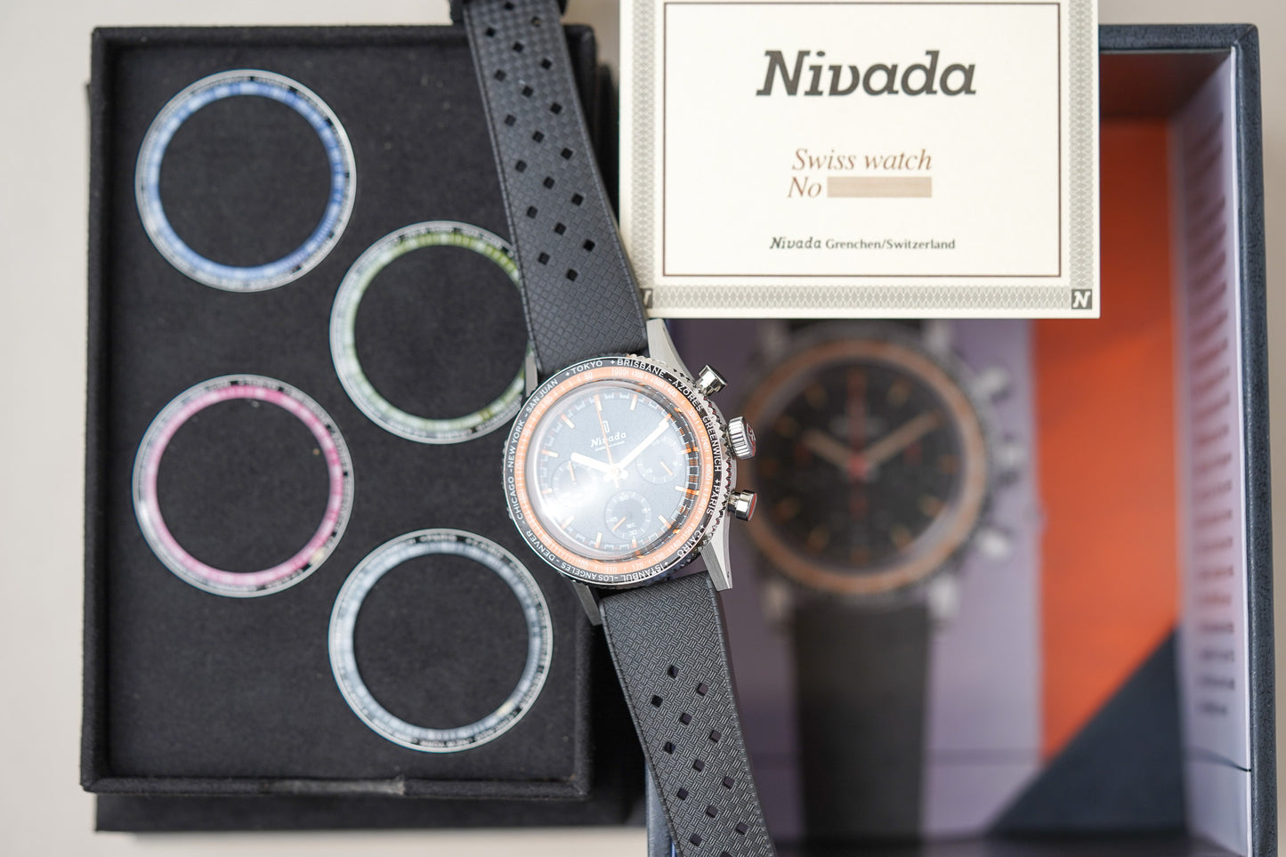 Nivada Grenchen Chronoking Mecaquartz - Inter Bezel 87042Q01