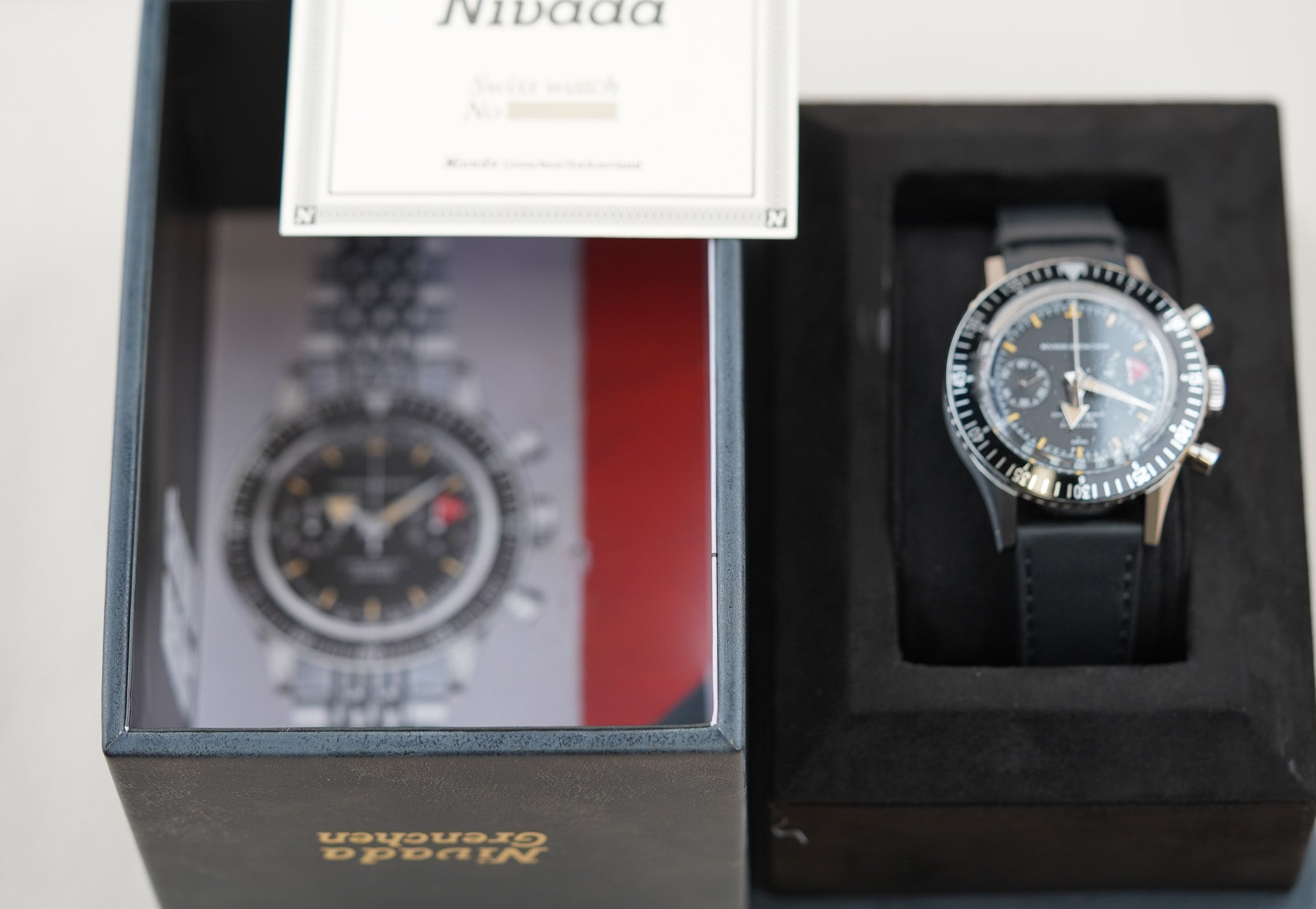 Nivada Grenchen Chronomaster Broad Arrow 41mm 85041M17