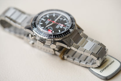 Nivada Grenchen Chronomaster White Lollipop Manual INTER-BEZEL 86011WM20LC