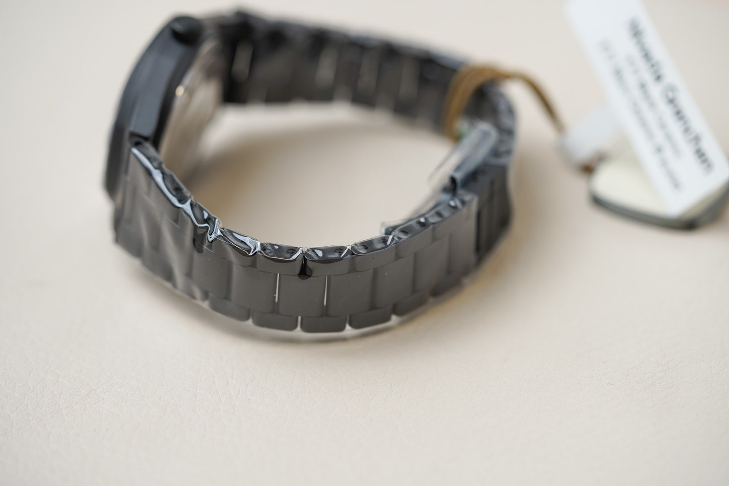 Nivada Grenchen F77 Black Ceramic Lapis Lazuli Dial 68022A77