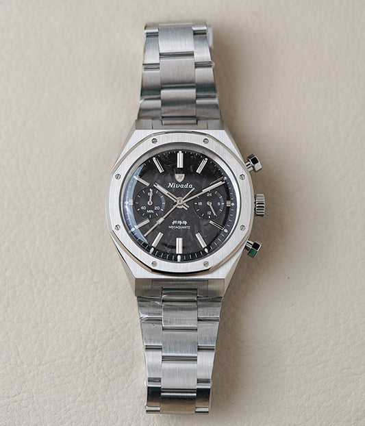 Nivada Grenchen F77 Chrono Mecaquartz Carbon 38MM 68002Q77