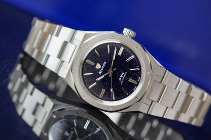 Nivada Grenchen F77 Dark Blue Aventurine 68010A77