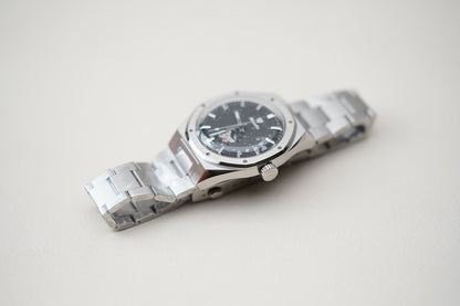 Nivada Grenchen F77 MK2 Open Heart Titanium 38mm 68023A77