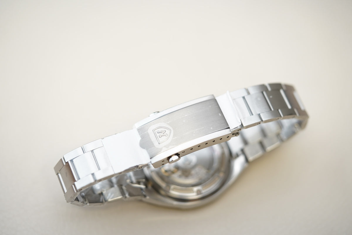 Nivada Grenchen F77 MK2 Open Heart Titanium 38mm 68023A77