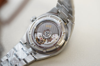 Nivada Grenchen F77 MK2 Open Heart Titanium 38mm 68023A77