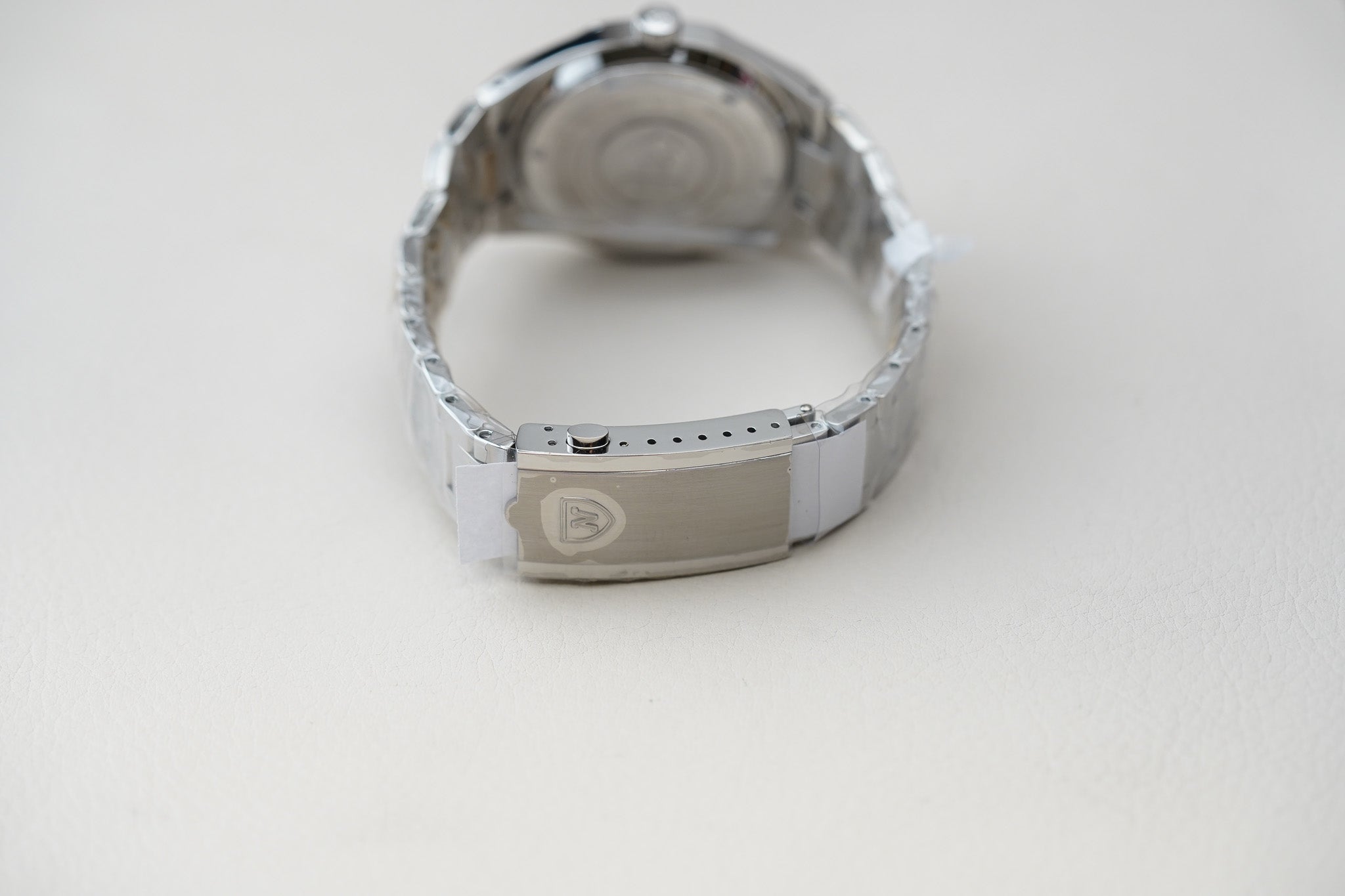 Nivada Grenchen F77 MK2 SST Blue Dial Date 69013A77