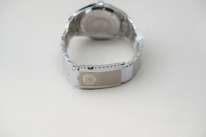 Nivada Grenchen F77 MK2 SST Blue Dial Date 69013A77