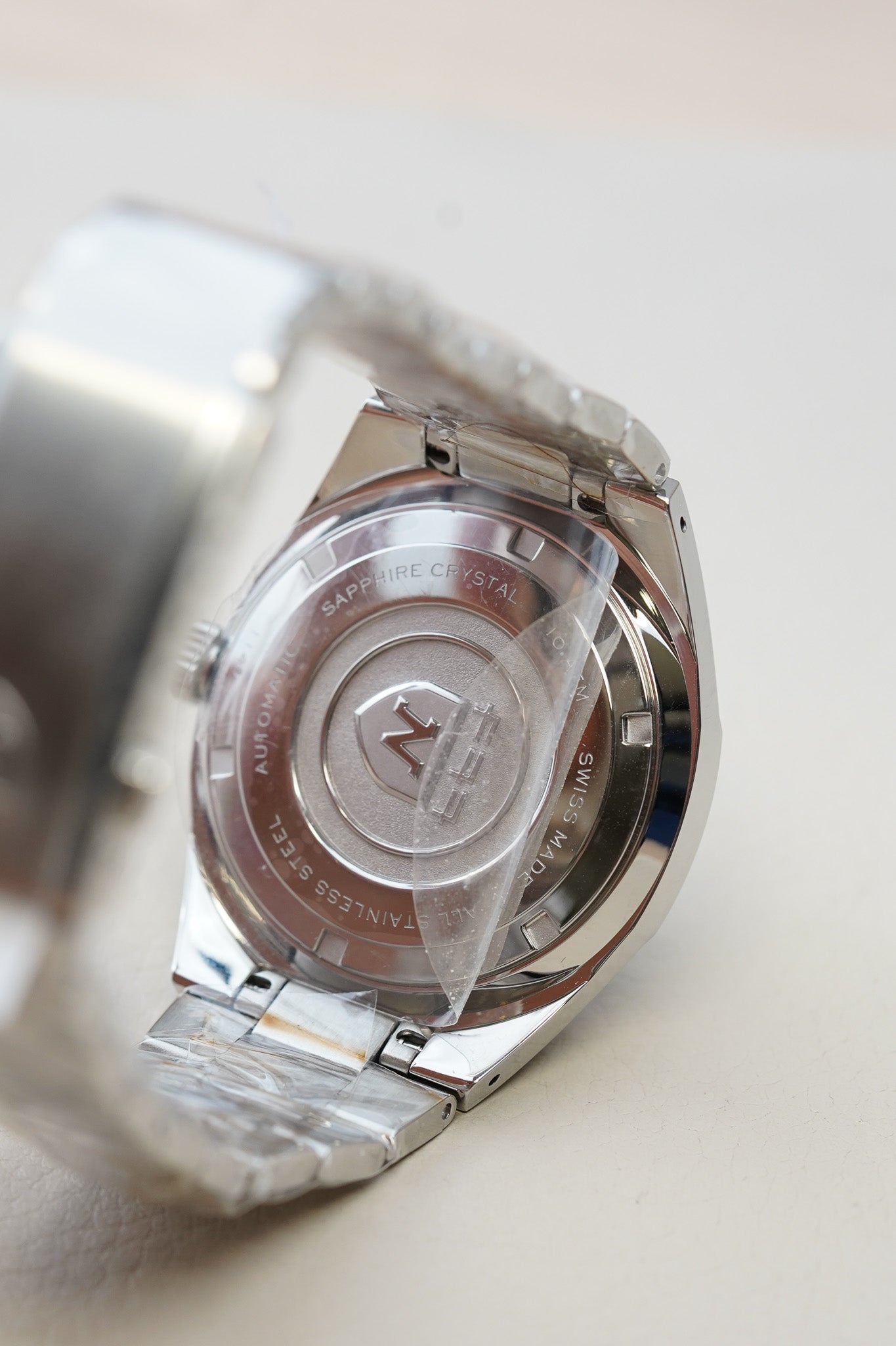 Nivada Grenchen F77 MK2 SST Blue Dial Date 69013A77