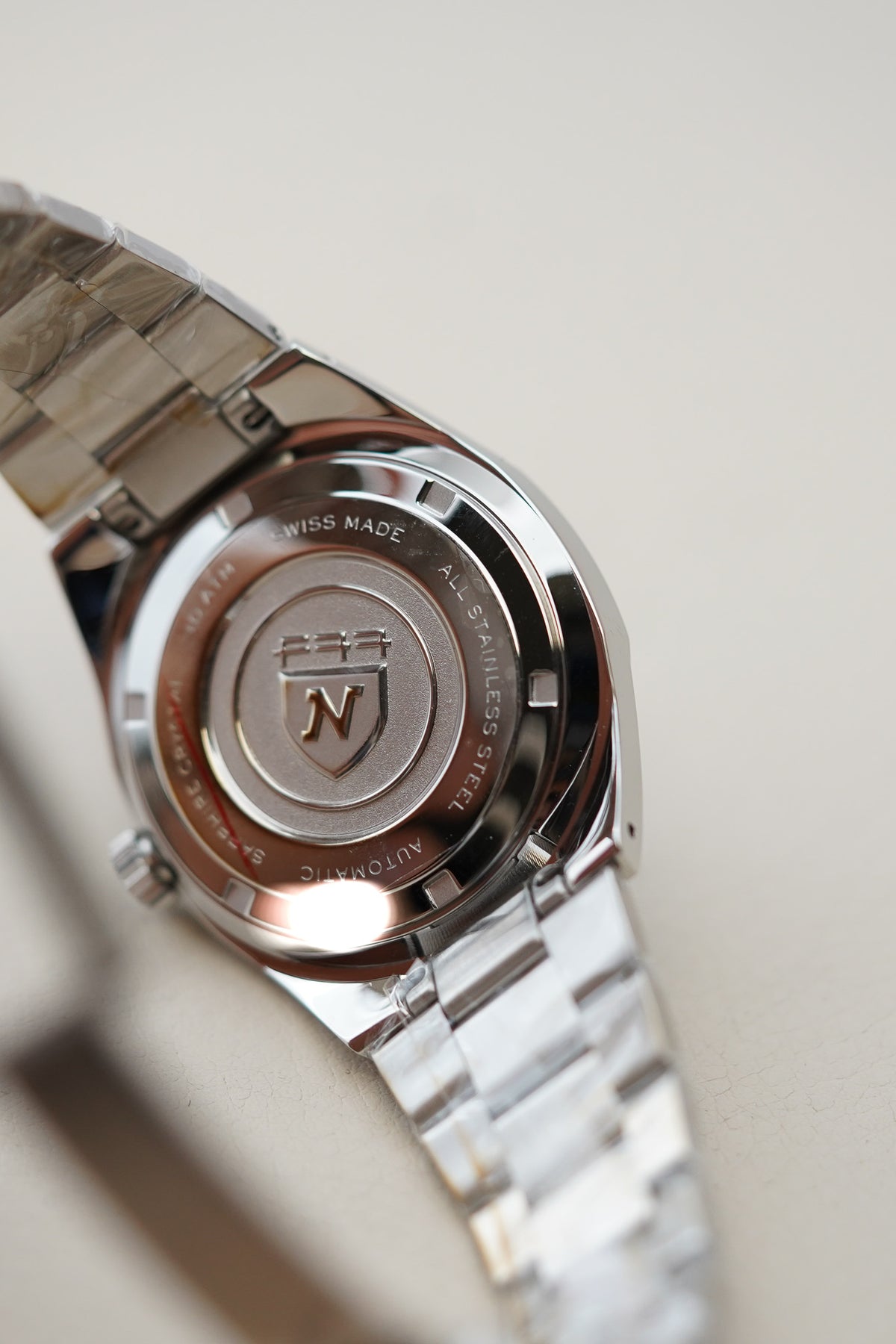 Nivada Grenchen F77 MK2 SST Blue Dial No Date 68045A77