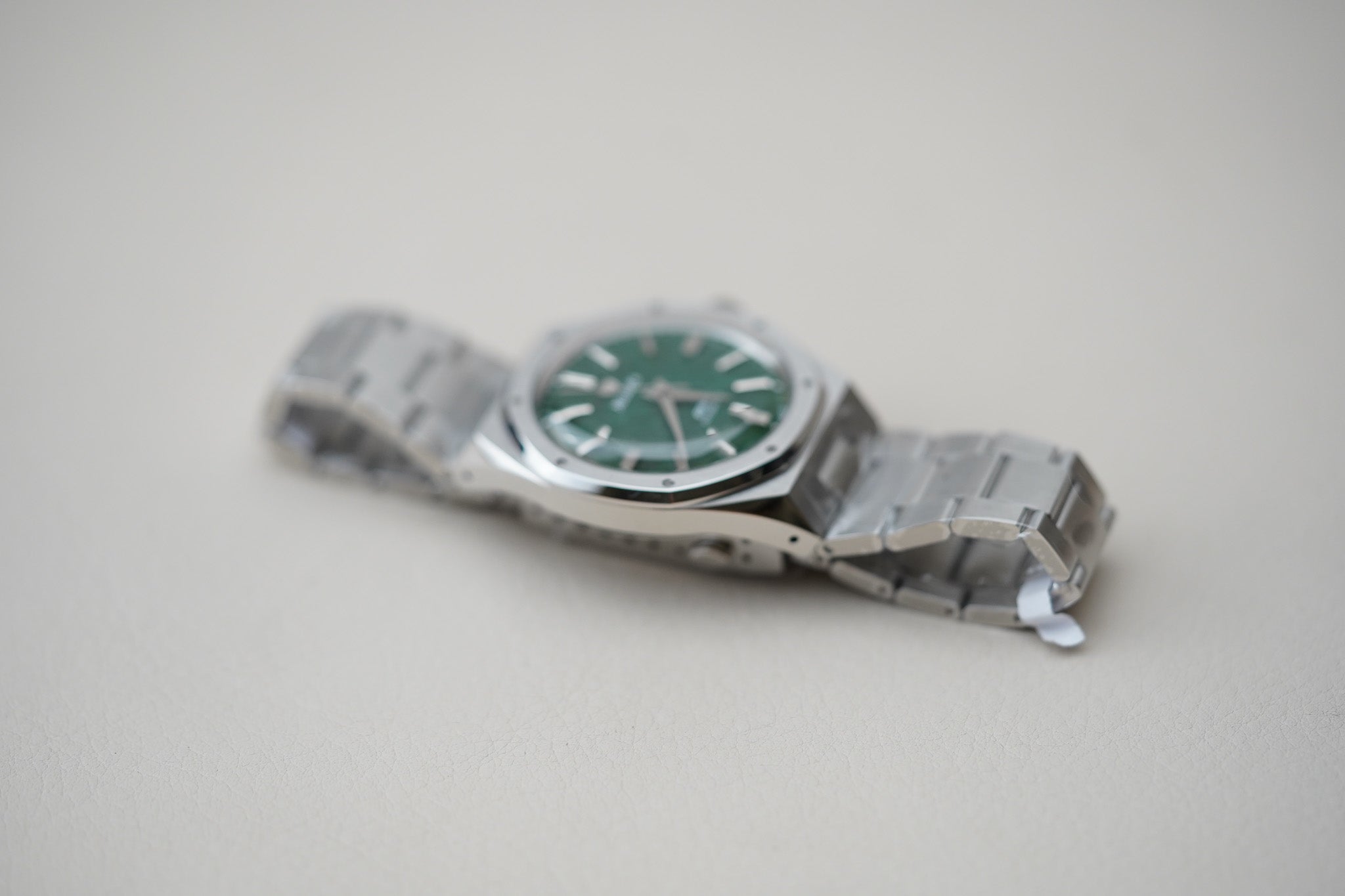 Nivada Grenchen F77 MK2 Green Aventurine Dial 68053A77