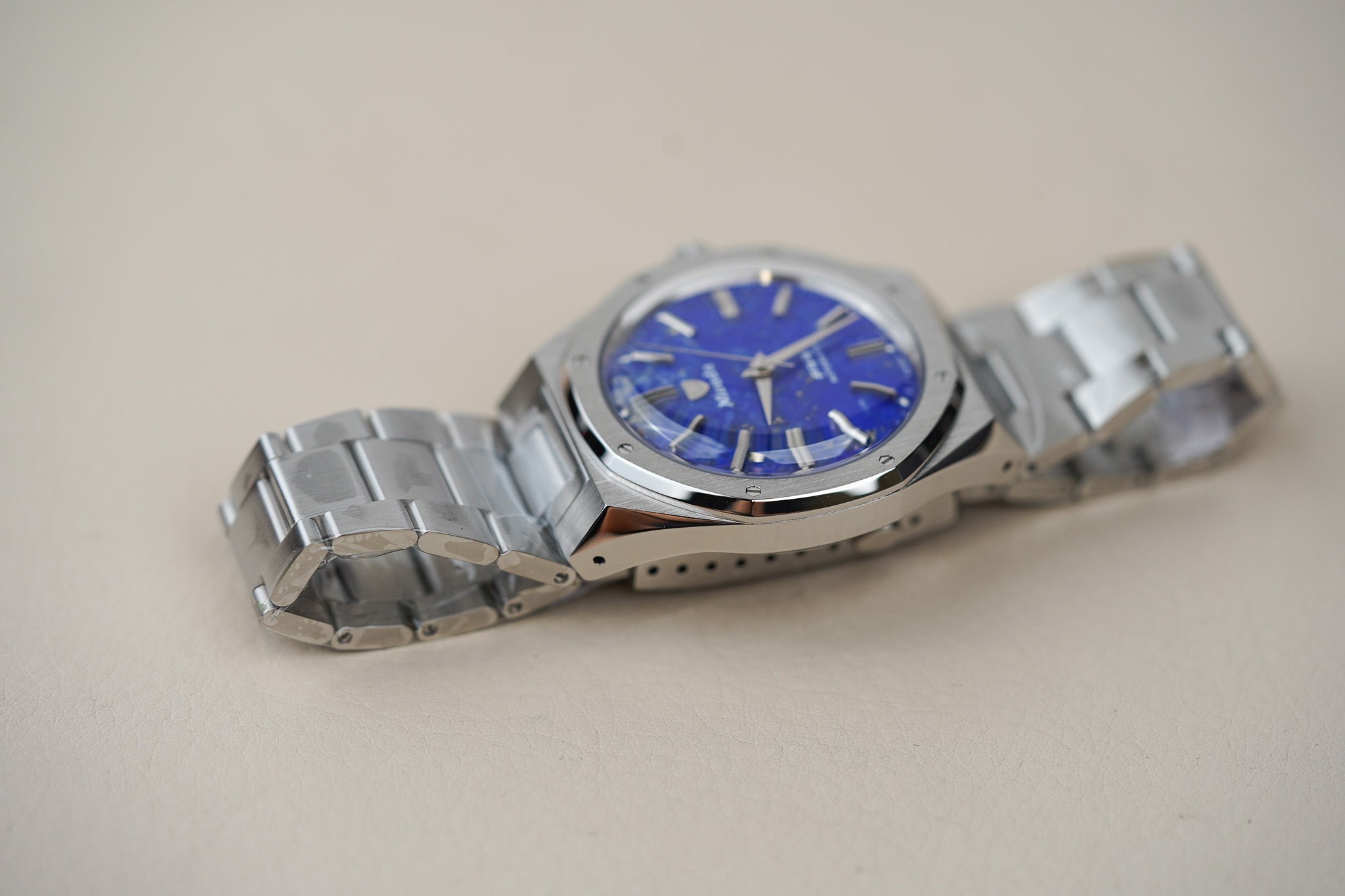 Nivada Grenchen F77 MK2 SST Lapis Lazuli Dial 68048A77