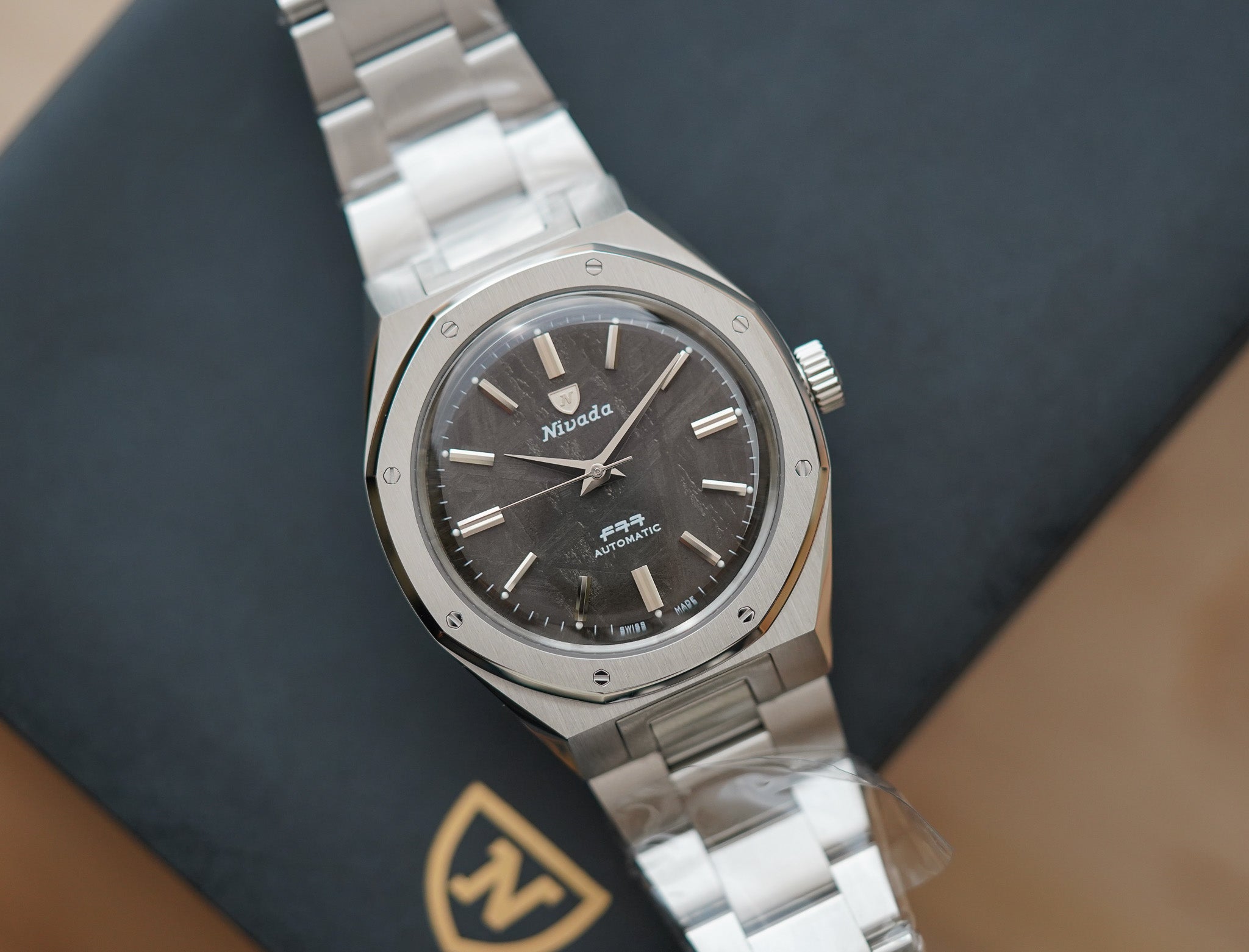 Nivada Grenchen F77 MK2 SST Meteorite 38mm 68049A77 – Belmont Watches