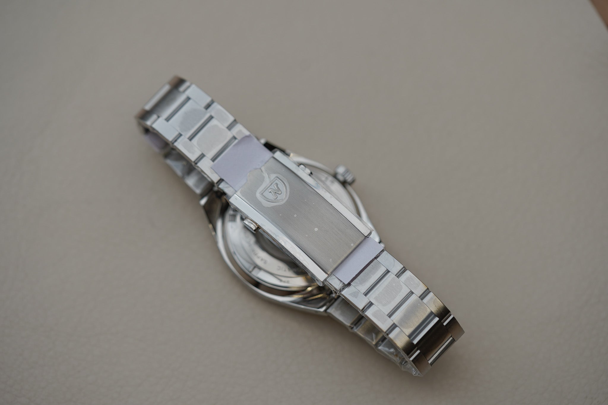 Nivada Grenchen F77 MK2 SST White Dial Date 69014A77
