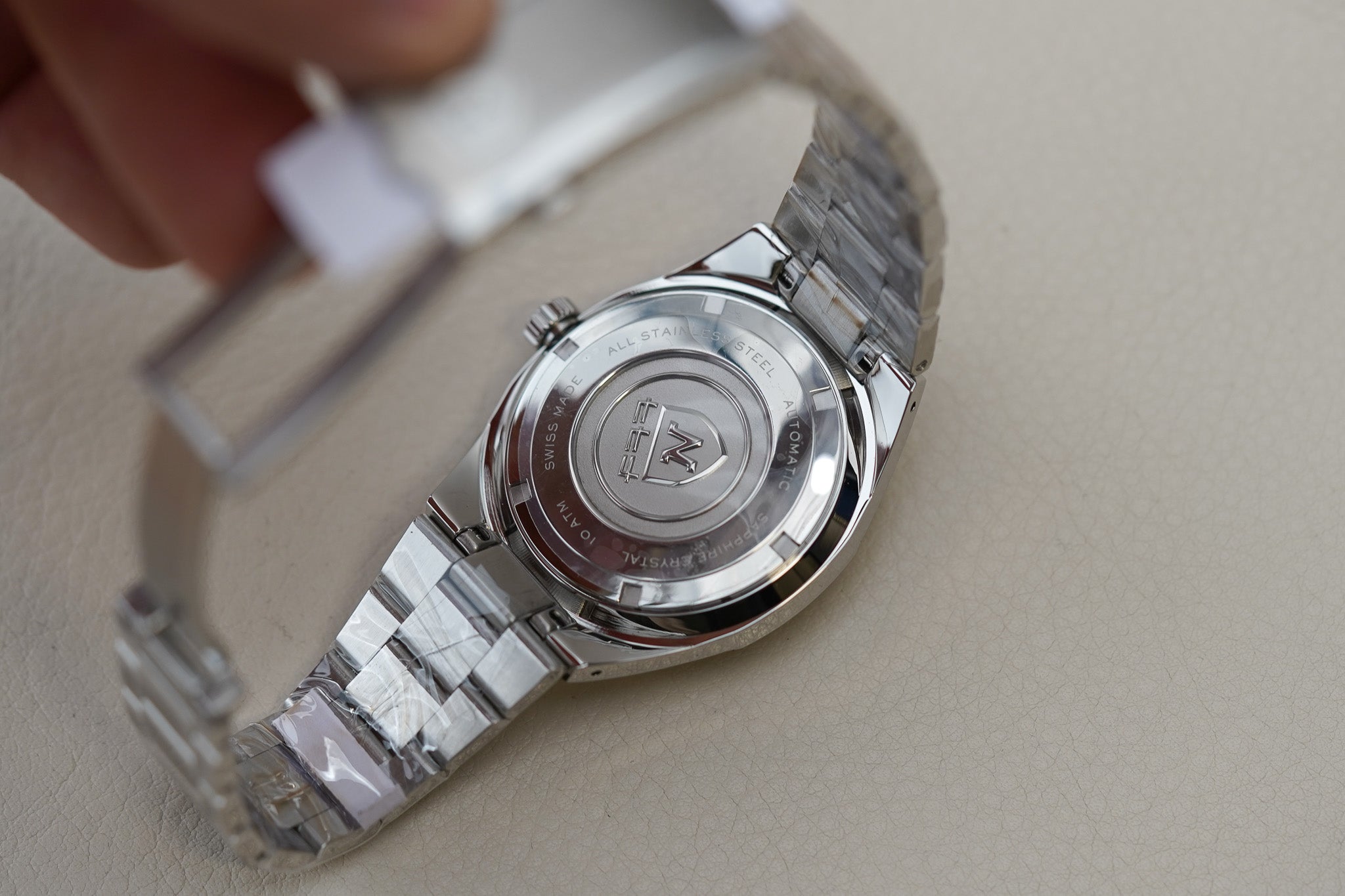 Nivada Grenchen F77 MK2 SST White Dial Date 69014A77