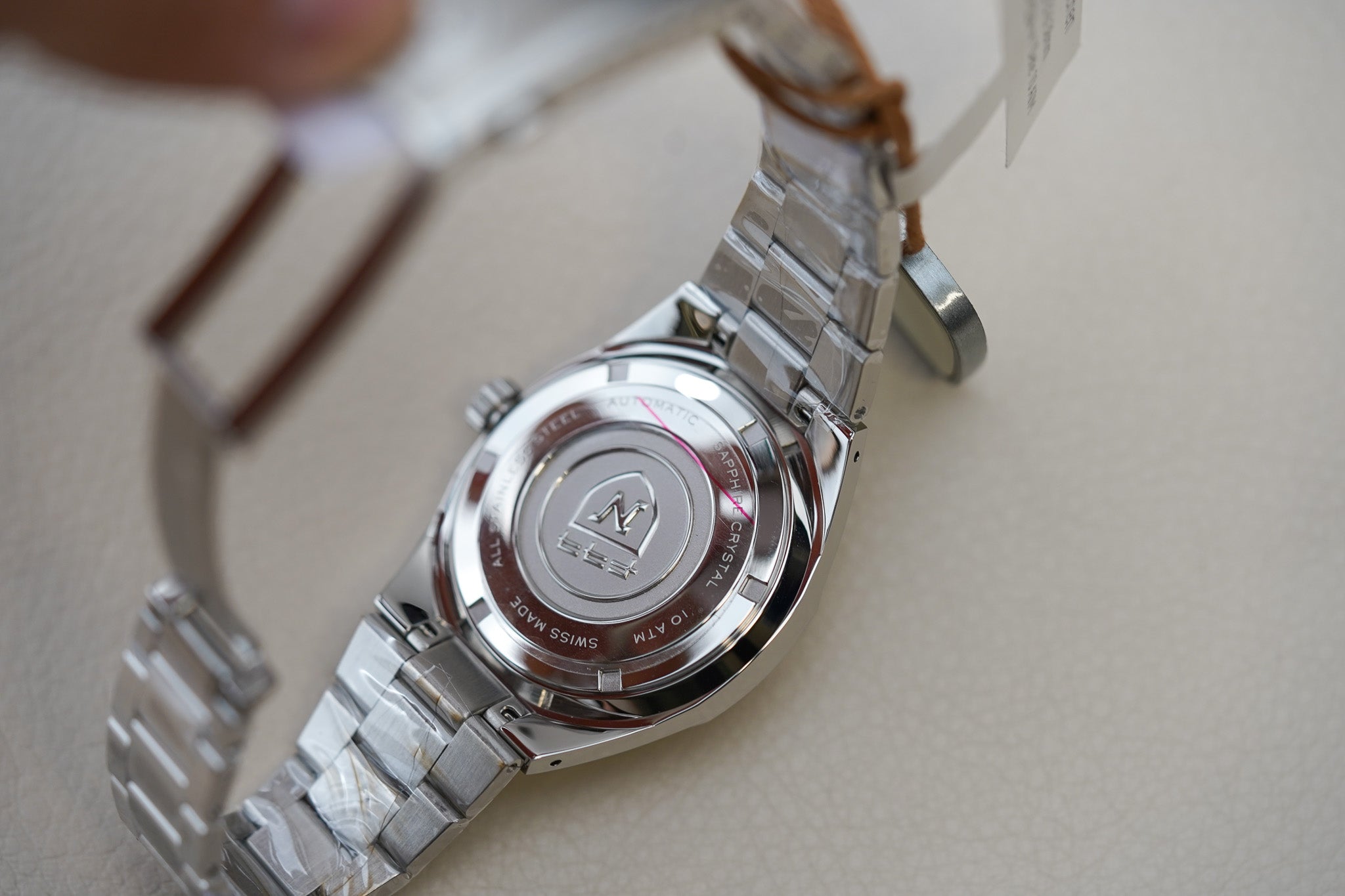 Nivada Grenchen F77 MK2 SST White Dial No Date 68046A77