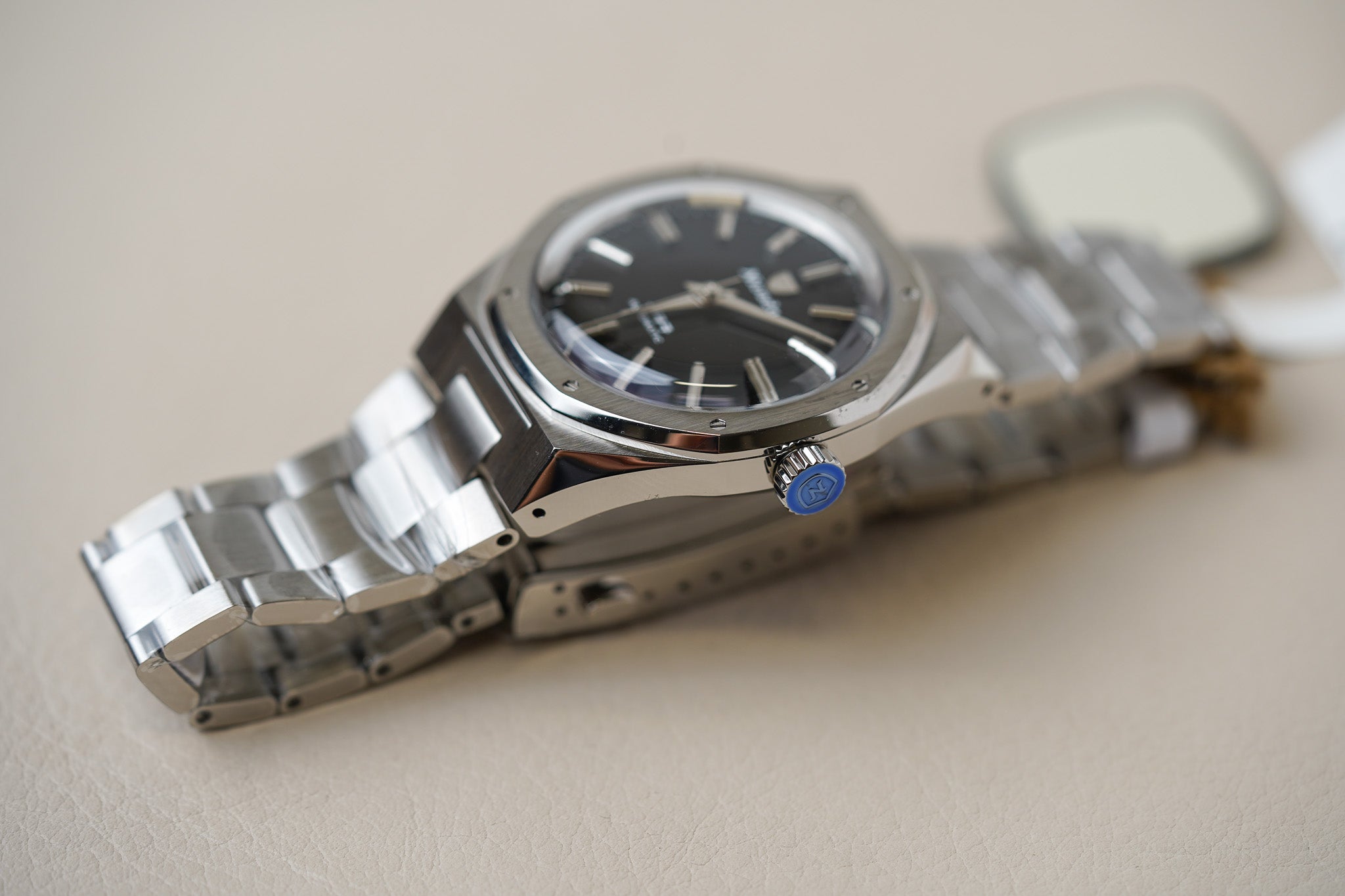 Nivada Grenchen F77 MKII SST Black Dial 68035A77