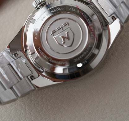 Nivada Grenchen F77 Malachite MK1 Steel 68036A77