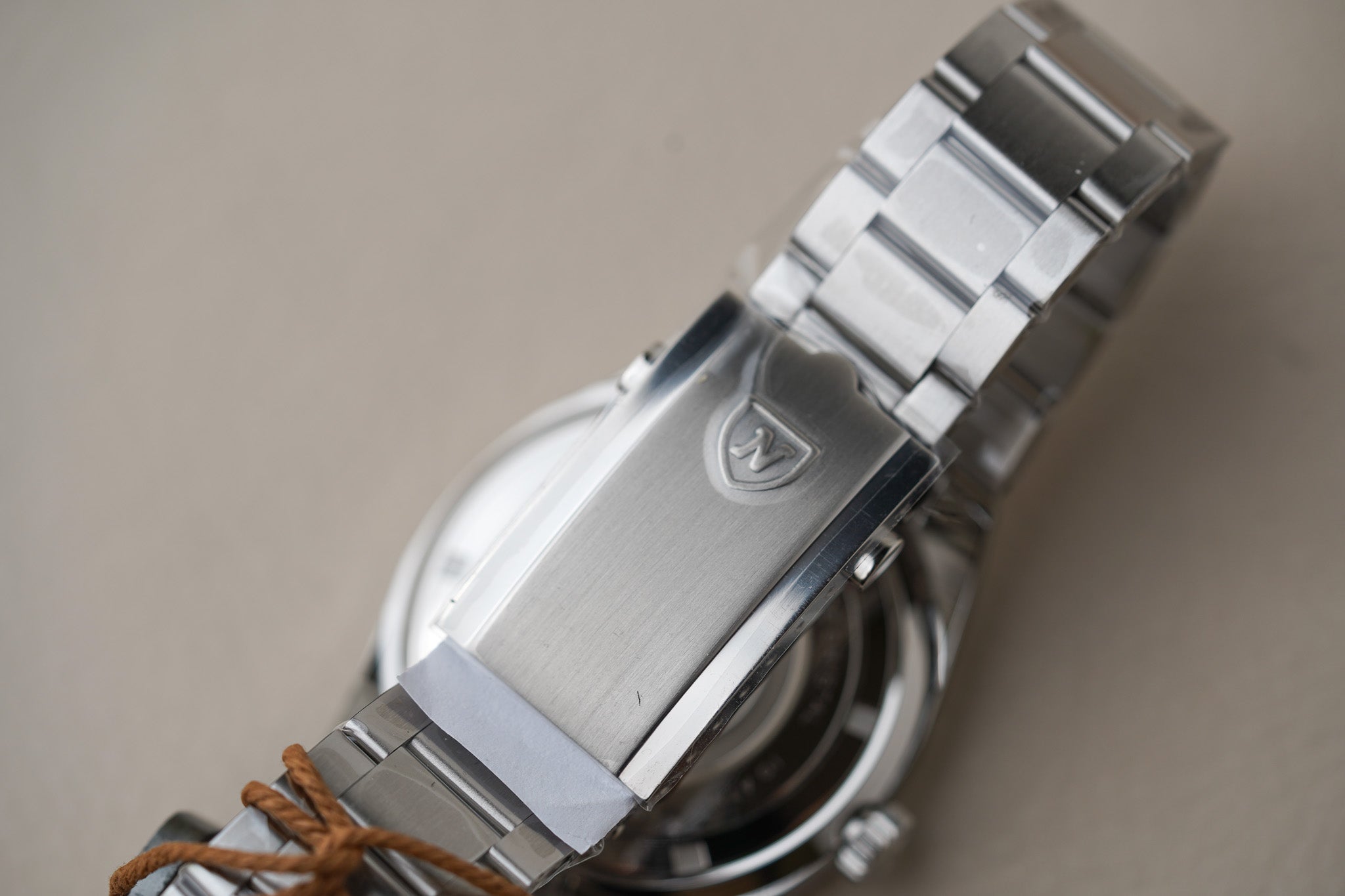 Nivada Grenchen F77 Stainless Steel 41mm Black Dial 69041A77A