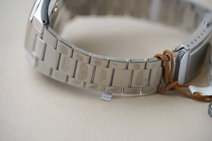 Nivada Grenchen F77 Stainless Steel 41mm Blue Dial 69041A77B