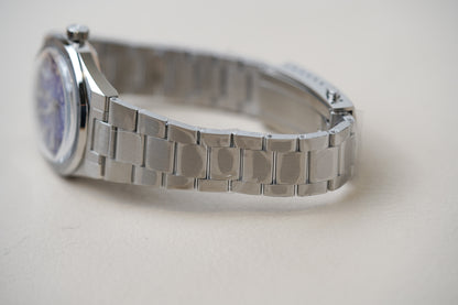 Nivada Grenchen F77 Stainless Steel Lapis Lazuli 68009A77