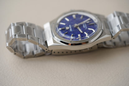 Nivada Grenchen F77 Stainless Steel Lapis Lazuli 68009A77