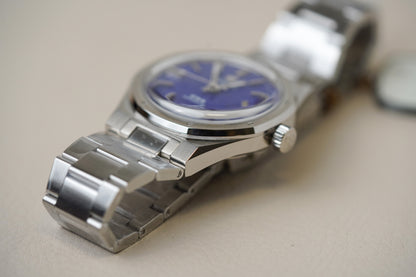 Nivada Grenchen F77 Stainless Steel Lapis Lazuli 68009A77