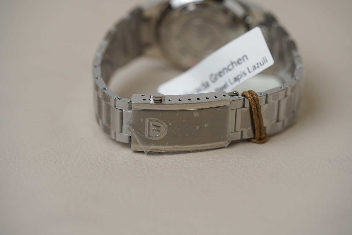 Nivada Grenchen F77 Stainless Steel Lapis Lazuli 68009A77