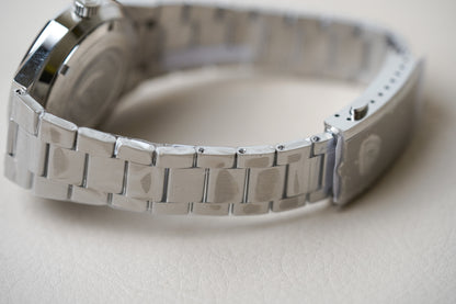 Nivada Grenchen F77 Stainless Steel Meteorite Dial 68016A77