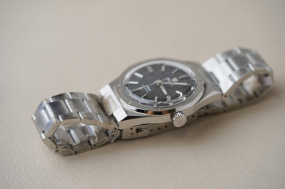 Nivada Grenchen F77 Stainless Steel Meteorite Dial 68016A77