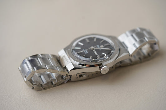 Nivada Grenchen F77 Stainless Steel Meteorite Dial 68016A77