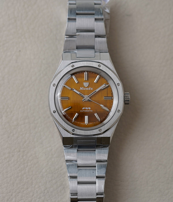 Nivada Grenchen F77 Tiger Eye MK1 Steel 68032A77