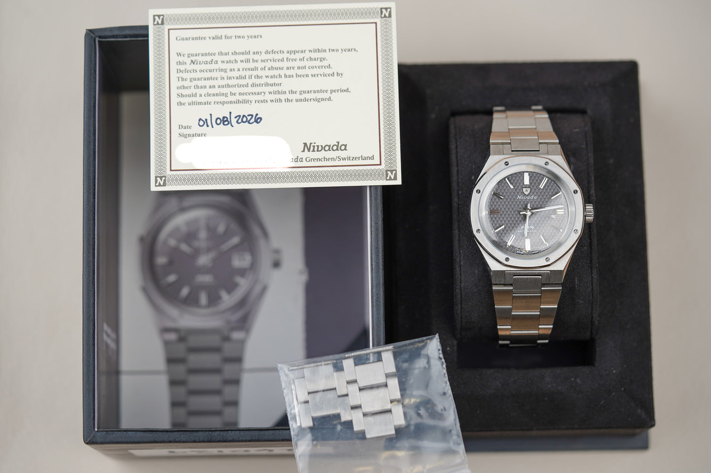 Nivada Grenchen F77 Titanium Anthracite MK1 68006A77