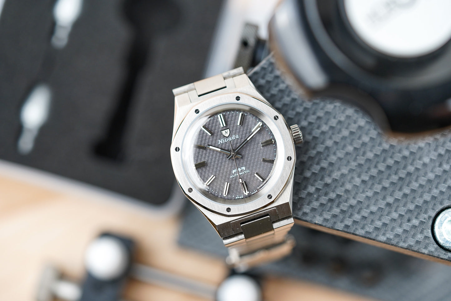 Nivada Grenchen F77 Titanium Anthracite MK1 68006A77