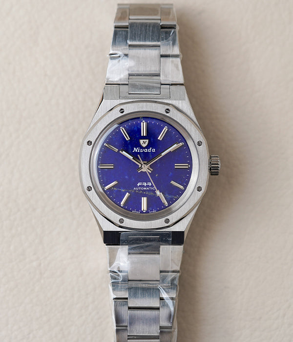 Nivada Grenchen F77 Titanium Lapis Lazuli 68017A77