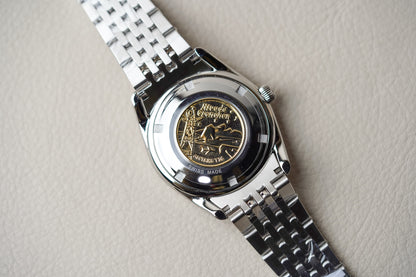 Nivada Grenchen Super Antarctic 3.6.9 Black Beads of Rice Bracelet 32032A04