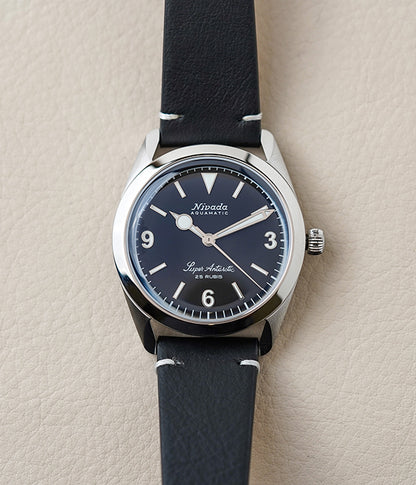 Nivada Grenchen Super Antarctic 3.6.9 Black No Vintage Effect White Lume 32039A15