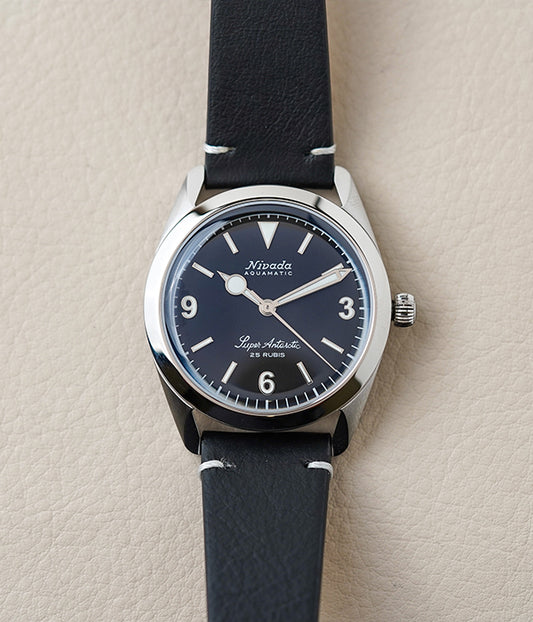 Nivada Grenchen Super Antarctic 3.6.9 Black No Vintage Effect White Lume 32039A15