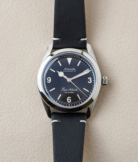 Nivada Grenchen Super Antarctic 3.6.9 Black No Vintage Effect White Lume 32039A15