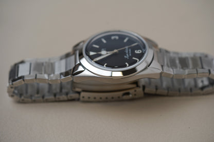 Nivada Grenchen Super Antarctic 3.6.9 Black No Vintage Effect White Lume Flat Link 32039A20