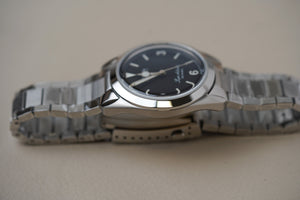Nivada Grenchen Super Antarctic 3.6.9 Black No Vintage Effect White Lume Flat Link 32039A20