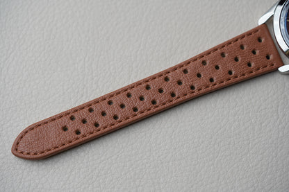 Nivada Grenchen Super Antarctic 3.6.9 Tropical on Brown Racing Strap 32031A23