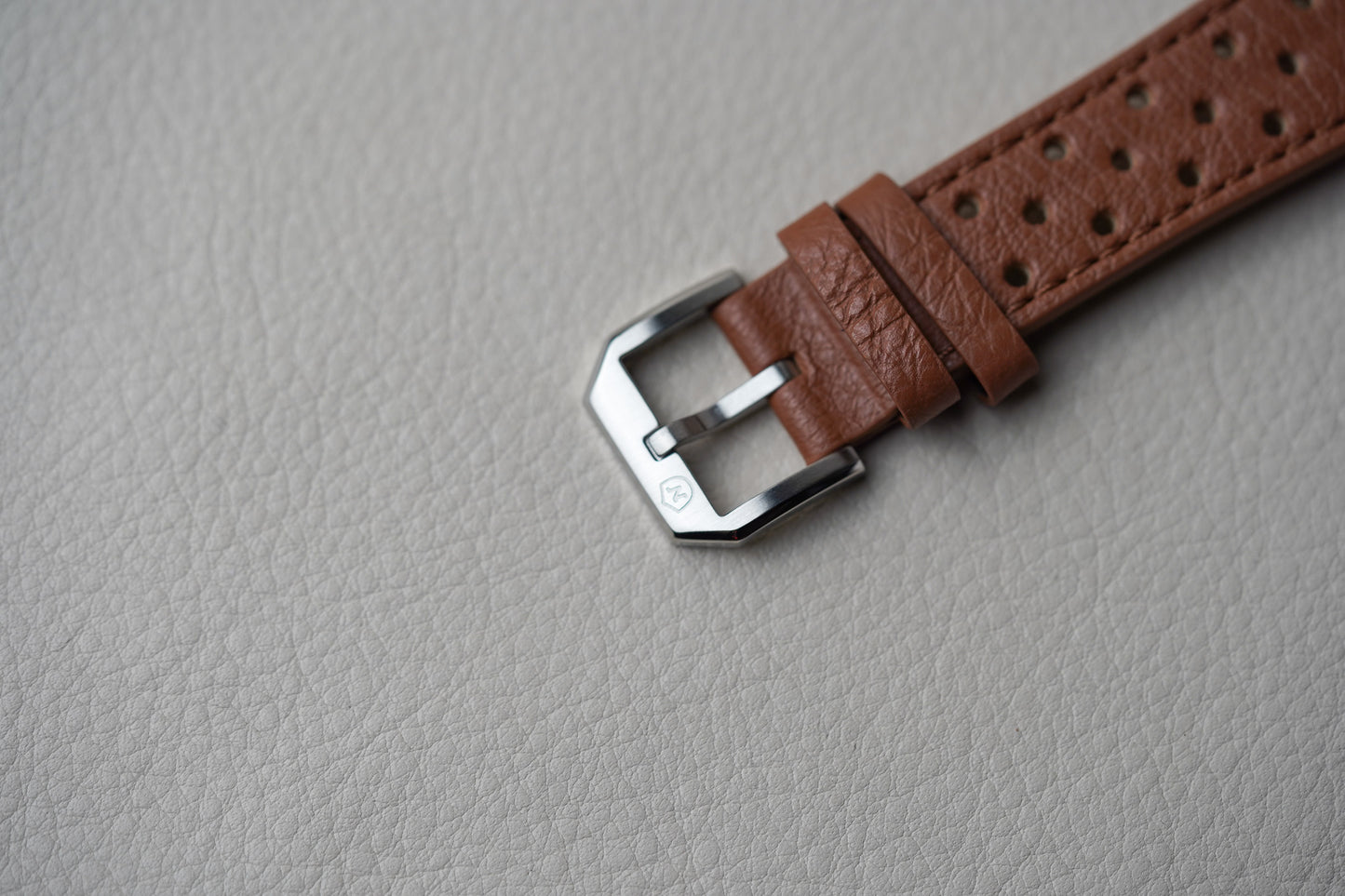 Nivada Grenchen Super Antarctic 3.6.9 Tropical on Brown Racing Strap 32031A23