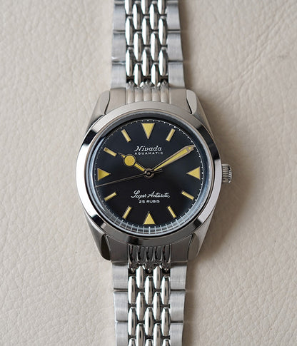 Nivada Grenchen Super Antarctic 3.6.9 Yellow Beads of Rice Bracelet 32024A04