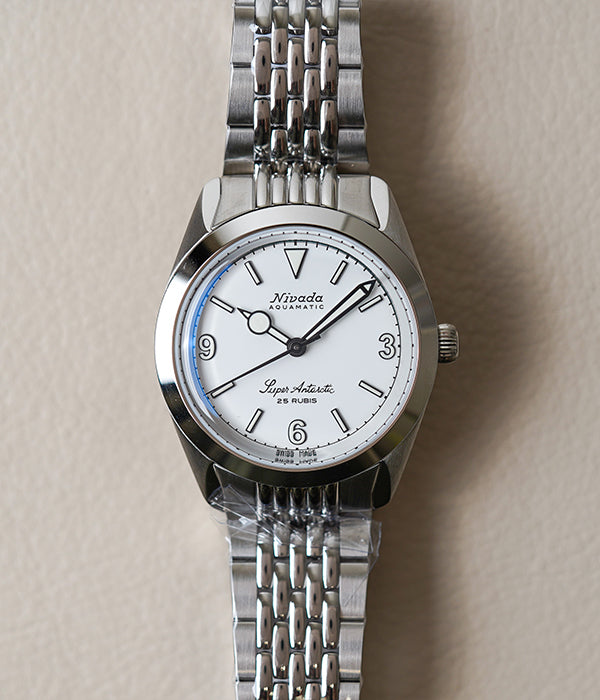 Nivada Grenchen Super Antarctic White 3.6.9 - White Luminova 32067A04