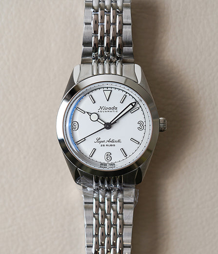 Nivada Grenchen Super Antarctic White 3.6.9 - White Luminova 32067A04