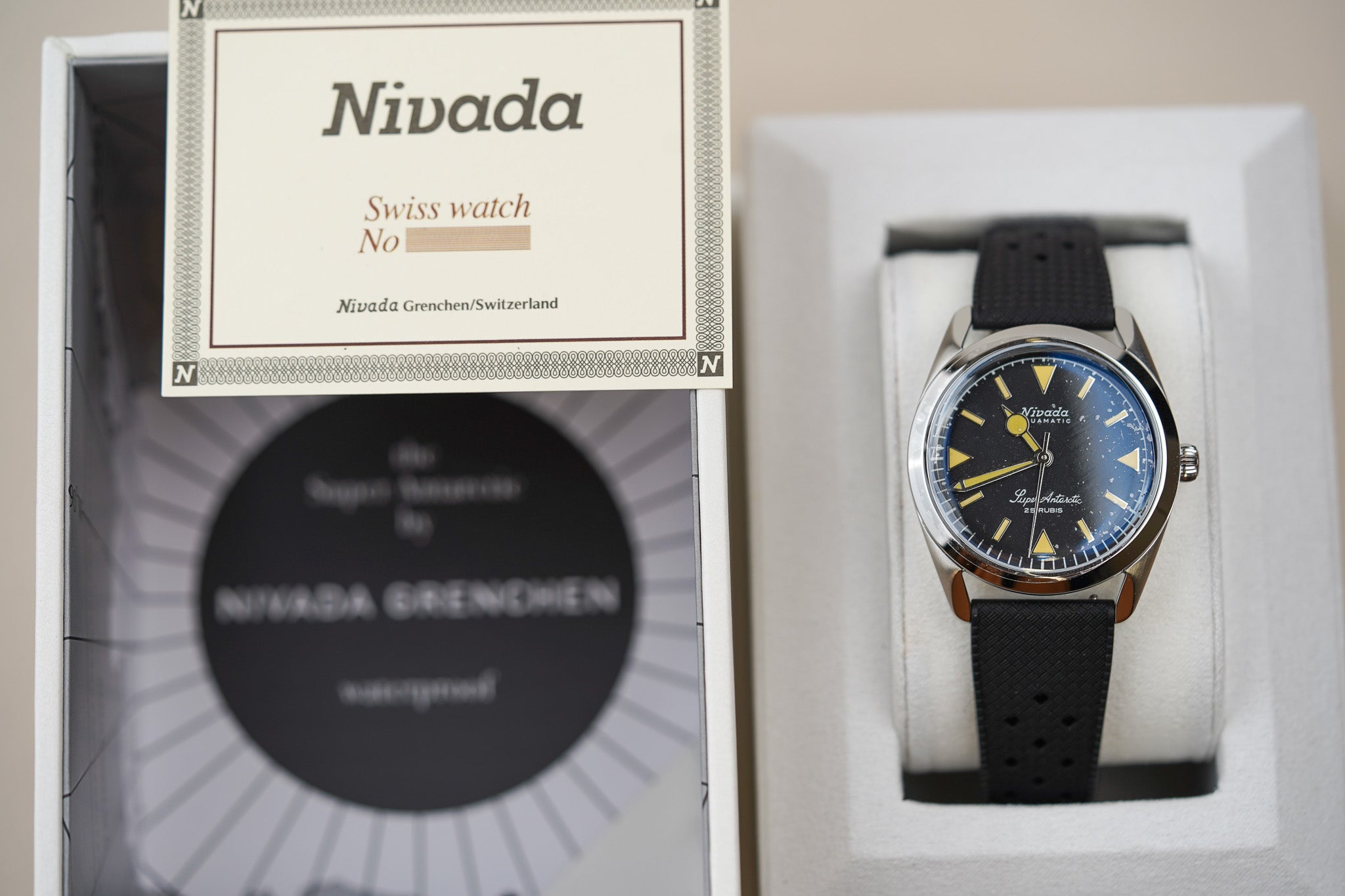 Nivada Grenchen Super Antarctic Yellow 32024A01