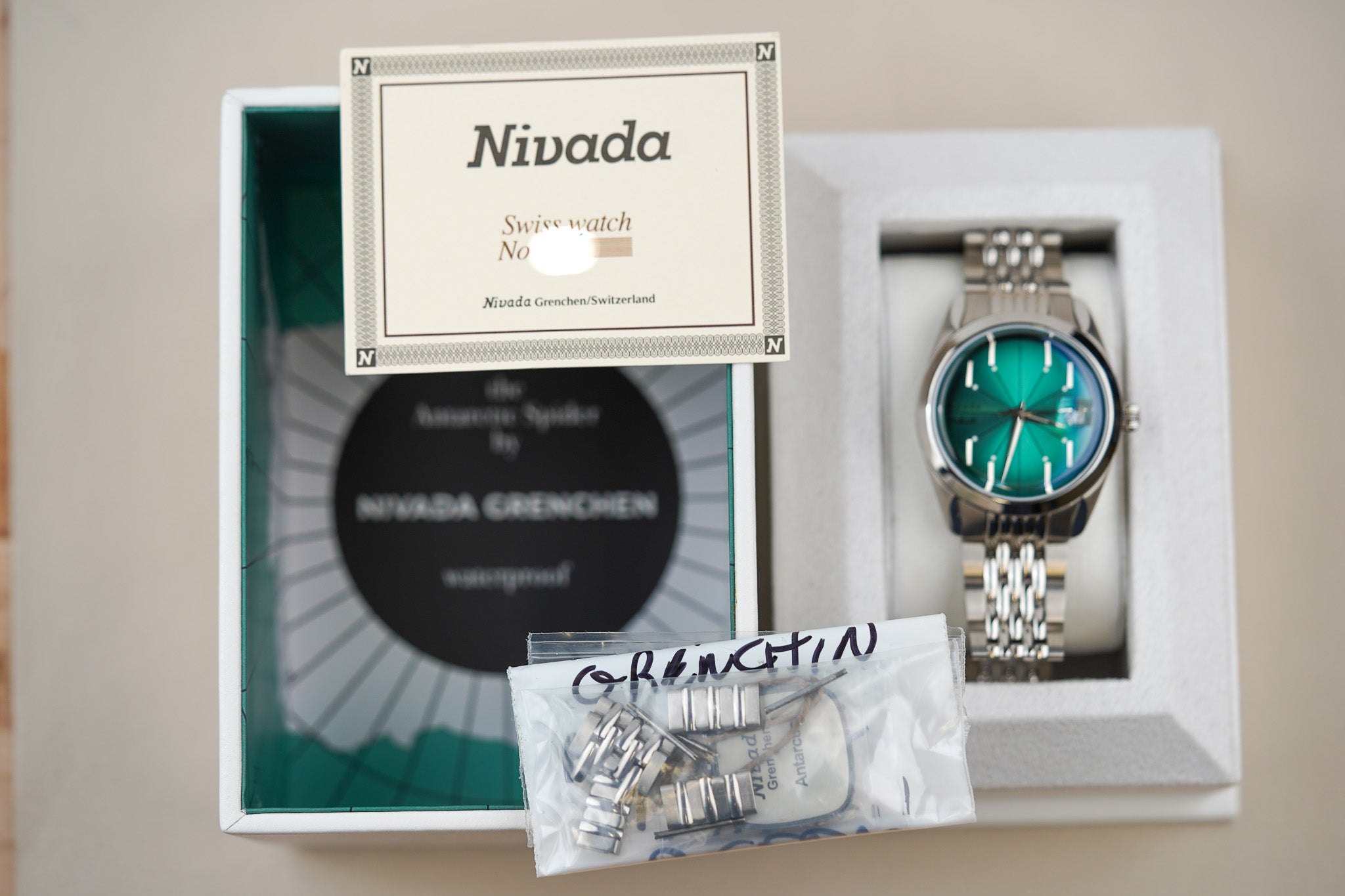 Nivada Grenchen x Ocarat Antarctic Spider Green 114438