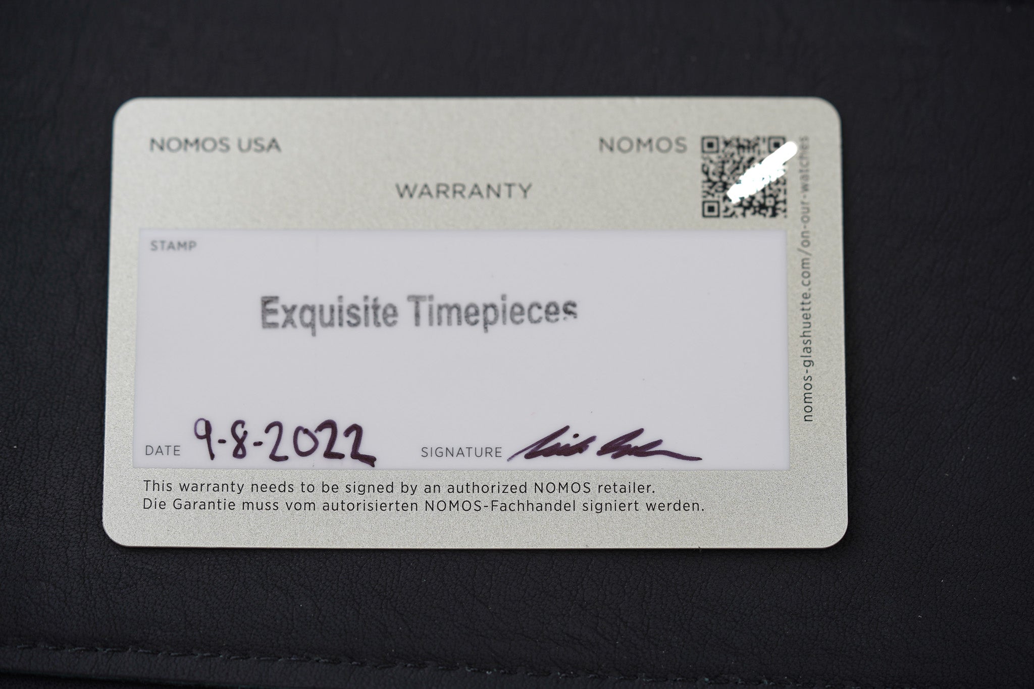 Nomos Ahoi Neomatik 38 Date Atlantic Ref 528