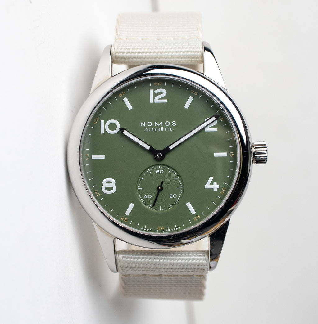 Nomos Club Automat 175 Years of Glashutte Olive Limited 753.S3