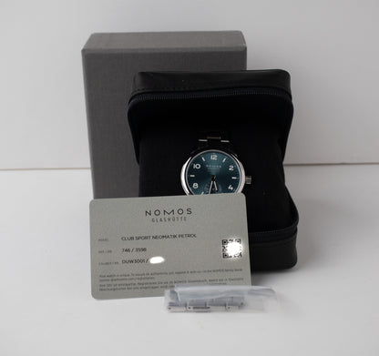 Nomos Club Sport Neomatik Petrol 746